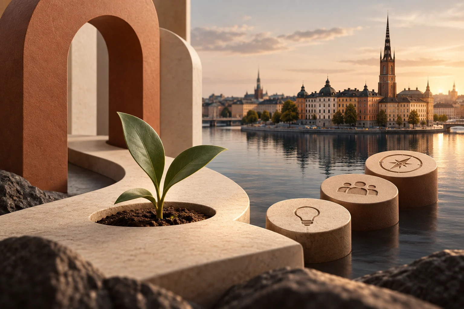 Illustration till artikeln Starta företag i Stockholm – stöd, rådgivning och första stegen